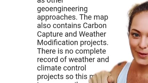 Have you check your area for “geo-engineering”?