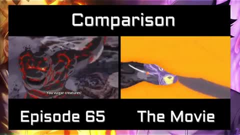 Naruto and Sasuke VS Momoshiki Comparison Side by Side: Boruto Anime (Episode 65 VS The Movie)🔥