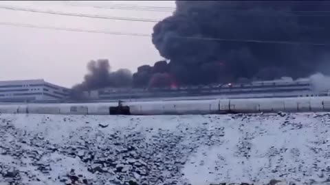 🔥 Buryatia, Russia. Fire at the production facility of the "Ozernyi" GOK