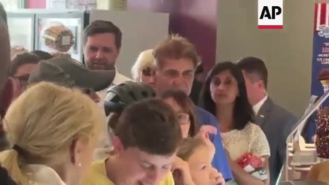 JD Vance visits Wisconsin ice cream shop in campaign pit stop