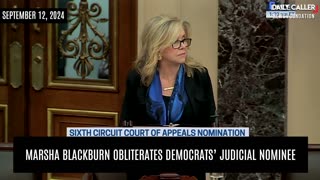 WATCH: Marsha Blackburn OBLITERATES Democrats' Judicial Nominee