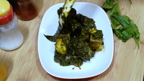 Indian Recipe Of Palak Paneer