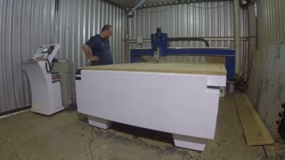 Plainando mesa de Router CNC