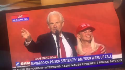 Peter Navarro freed yesterday we got you