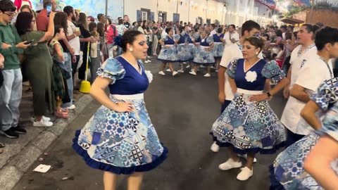 Desfile Marchas populares São João São Vicente Ferreira, São Miguel Açores Portugal - 22.06.2024