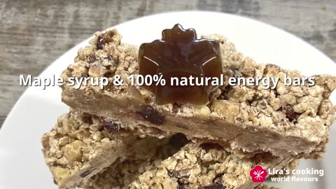 Maple syrup season in North America_ make 100% natural energy bars - very simple and delicious