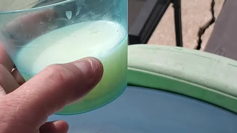 Frozen Cup of Milk - Slide Test