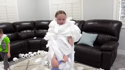 100 Layers of Toilet Paper!!