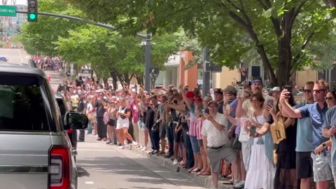 "Happening Now—President Trump Arrives in Downtown Nashville, Tennessee"