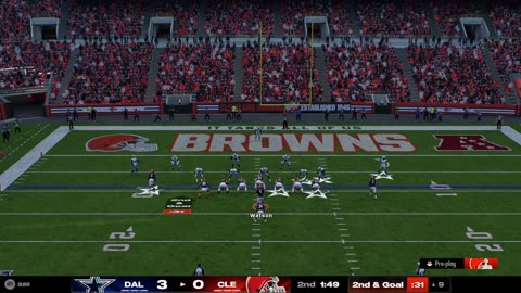 Madden 25 - Dallas Cowboys VS Cleveland Browns