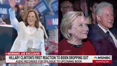 Morning Joe Exclusive: Hillary Clinton's first reaction to Biden dropping out