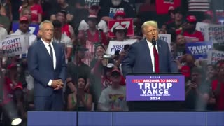 Trump Kennedy Unity - President Trump Intros RFK Jr in Arizona on 8/23/24