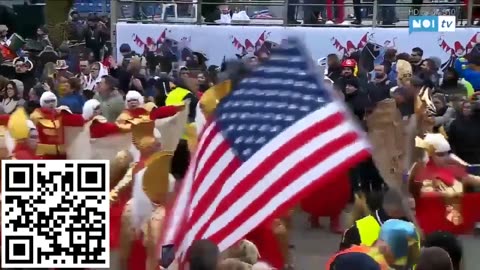 They tried to tell us in 2016 -God Emperor Trump - Italy Carnevale di Viareggio