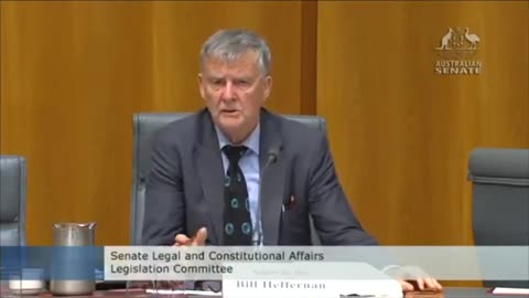 Australian Senator Bill Heffernan at the Senate Estimates (2015)