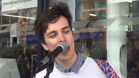 Danny Busking Plymouth Atlantic City Music 28th May 2015