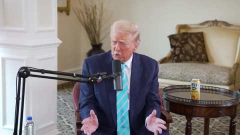 President Trump and Theo Von discuss the southern border crisis