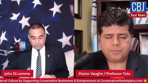 Pastor Shane Vaughn aka Professor Toto LIVE on the CBJ Real News Podcast Show