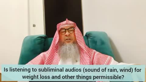 Listening to subliminal audios (sounds of rain, wind) for weight loss & other things Assim al hakeem