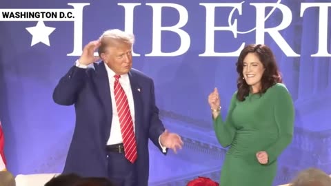 Trump disco dances at Mom's for Liberty event * August 2024