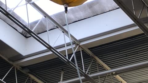 Mall Directs Leaking Roof to Water Plant