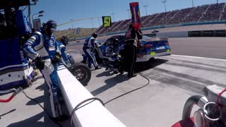 NASCAR Pit Stop - Pit Road Firefighters View