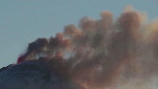 Spectacular early morning eruption of Mount Etna