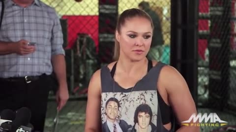 Ronda Rousey shuts down feminist reporter