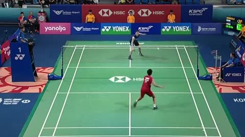 Lee Zii Jia Backhand Smash Stunned Kento Momota