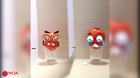 Nooo! Annoying Orange Doodles is Unfair | Funny Fruits Doodles Prank War | Woa Doodland