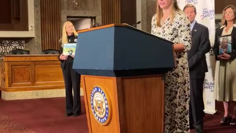 Senators Marsha Blackburn & Blumenthal Press Conference On Senate Passage of Kids Online Safety Act