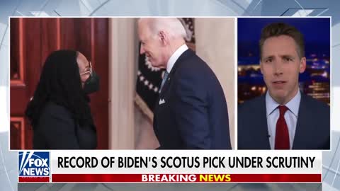 Sen. Hawley's shocking claim about Biden's SCOTUS pick