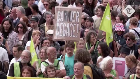 Thousands protest in France after Macron picks Barnier as prime minister