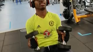 Bigmac at the gym.