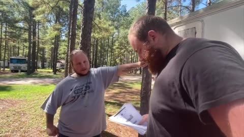 confederate man CONFRONTED in front of HIS MOM AT HER TRAILER PARK (Livingston, TEXAS)