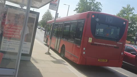 Bus route 110 Departing Whttion Station