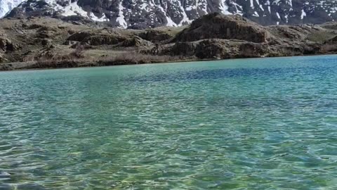 Soothing Buddha lake Broghil valley