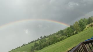 rainbow from my porch