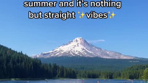 POV:you are going swimming at Mt. Hood in the peak of summer and it's nothing but straightvibesو