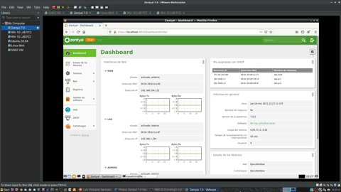 Configurar Cortafuego con Zentyal 7.0 Versión Comercial