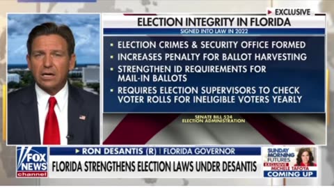 FLORIDA STRENGTHENS ELECTION LAWS