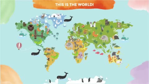 COUNTRIES of the World for Kids - Learn Continents, Countries Map, Names and Flags