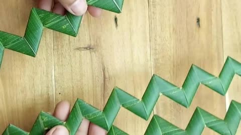 Fun time crafts with coconut leaves #craft #shorts #reels #coconutleaf