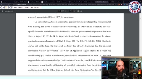 Catching Up On The Most Recent CIPA § 4 Filings In Smith's "Docs Case" Against Trump