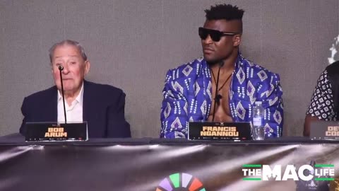 Tyson Fury vs. Francis Ngannou Press Conference: "I KNOW you can't punch!"