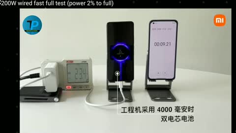 Xiaomi 200W wired fast charging & 120W wireless fast charging speed test | 200W charge vs120W charge