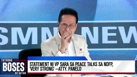 Statement ni VP Sara sa peace talks sa NDFP, 'very strong' —Atty. Panelo