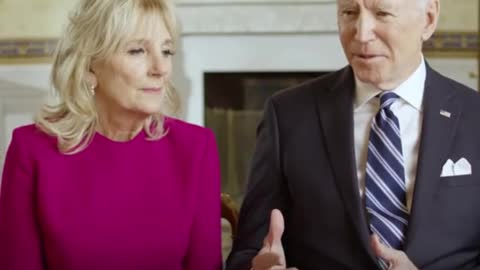 After 43 years of marriage, JoeBiden says he feels lucky to be with his wife DrJillBiden.