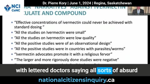 Dr. Pierre Kory – June 1, 2024 – Regina, Saskatchewan - Governments Spent Billions Promoting The "Pandemic" & "Vaccines"