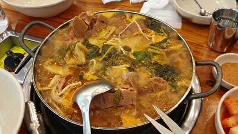 Korean food. gamjatang