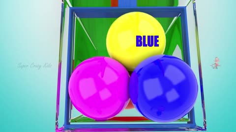 Learning Shapes _ Colors with Dinosaur Cartoon Color Surprise Eggs 3D Kids Toddler Educational Video